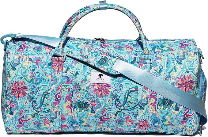 Original Floral Water Resistant Duffel Bag Gym bag Weekender Travel Bag for Gym Beach Travel Daily Bags