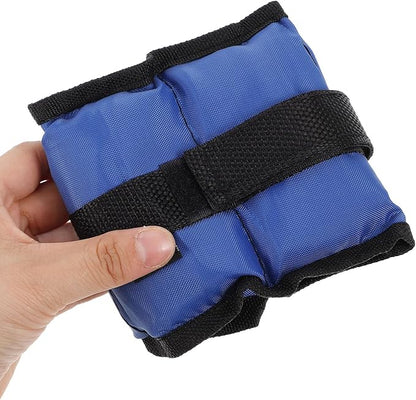 2pcs Weighted Wrist and Ankle Sandbag Weights 1kg Workout Arm and Leg Straps for Running Fitness Aerobics Exercise Training for Men and Women