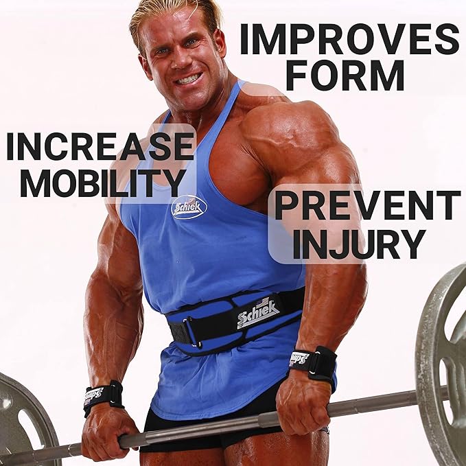 Schiek Sports 2004 Lifting Belt - Weight Lifting Belt for Women And Men - Neoprene Nylon Weight Belt