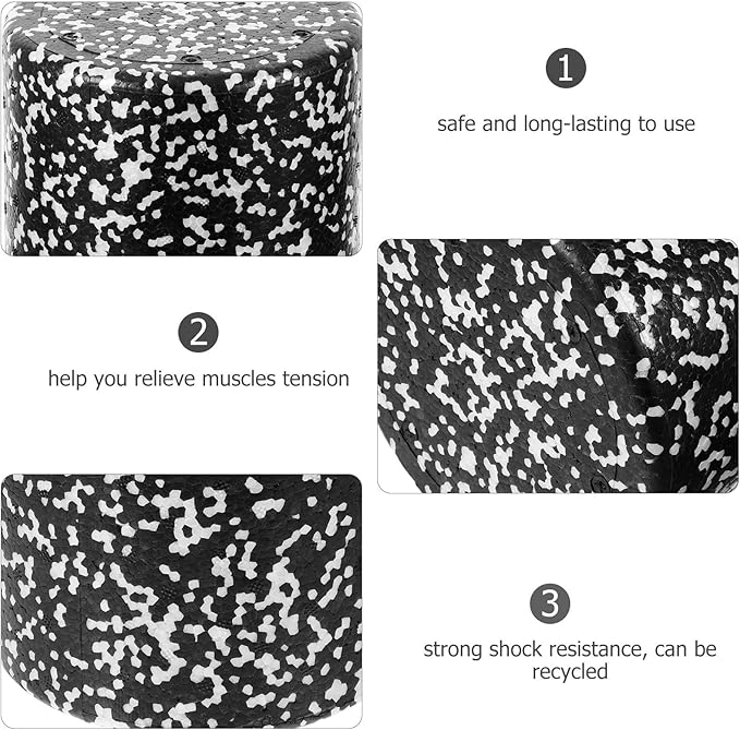 Foam Roller Yoga Roller Muscle Massage Stick Epp Material 30x15cm Lightweight Back and Lumbar Massager for Fitness and Exercise
