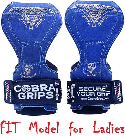Cobra Grips PRO Weight Lifting Gloves Heavy Duty Straps Alternative with Power Lifting Hooks Padded Wrist Support for Deadlifts & Bodybuilding