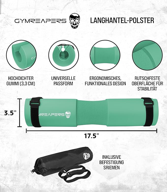 Gymreapers Barbell Squat Pad - Protective Bridge Pad For Hip Thrust, Squats, Lunges - Hip Support, Neck Protection For Bar