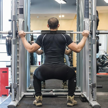 GPCT Universal Barbell Foam Sponge Squat Pad - Neck & Shoulder Protective Pad - Great for Squats, Lunges, Hip Thrusts, Weight Lifting, Cross Training, Bodybuilding! Fits Standard & Olympic Bars!