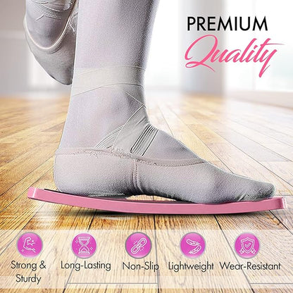 Zenmarkt Turning Boards for Dancers - Ballet Spin Boards for Dancers, Ice Skaters, Cheerleaders, and Gymnasts - Specially Designed to Improve Your Turns, Balance, and Stability - Home Dance Equipment