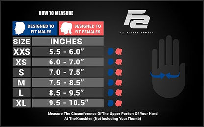 Fit Active Sports Gripper Weight Lifting Gloves with Wrist Wraps - Extra Grip & Padding for Lifting, Gym Workout, Cross Training Fitness, & Weightlifting. for Men & Women. No Calluses