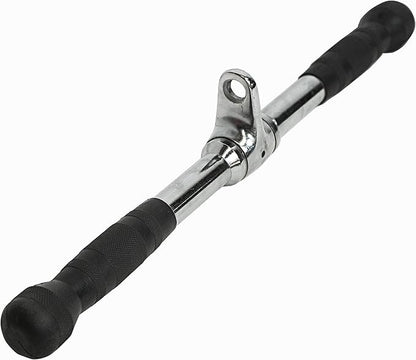 Valor Fitness Cable Machine Attachments - Tricep Rope, V-Bar, Single D-Handle, Rotating Straight Bar, Ankle Strap, Ab Crunch Harness, Triangle Chest Pull for Home Gym Equipment