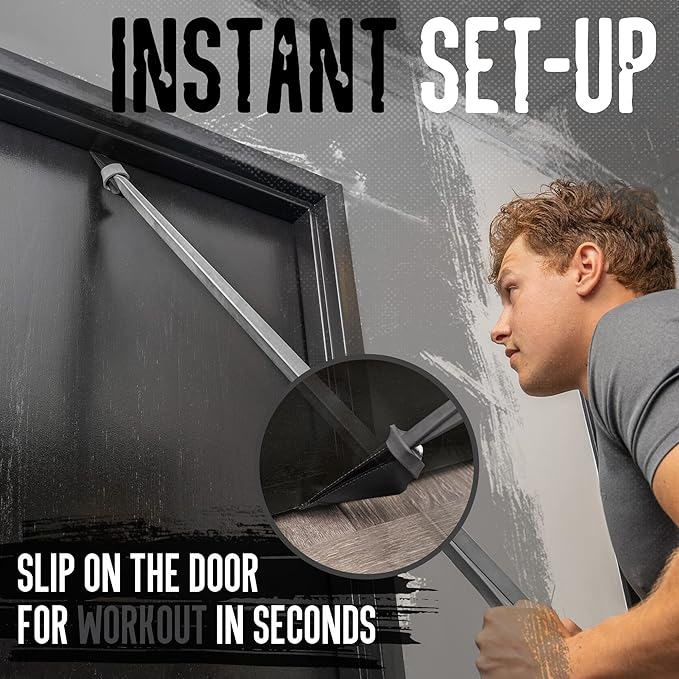 Gradient Fitness Door Anchor for Resistance Bands | Heavy Duty Resistance Band Door Anchors for Stretching Straps, Physical Therapy Exercises & Closed Loop Bands. Door Anchor for Home Gym Workout