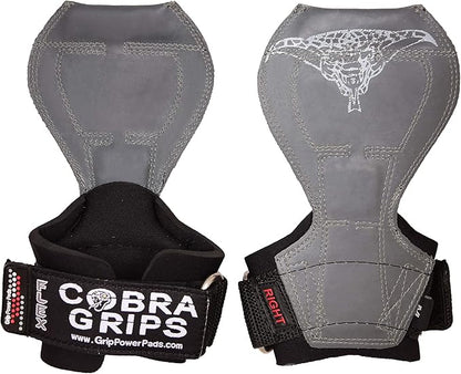 Cobra Grips Flex Model Weight Lifting Gloves Heavy Duty Straps Alternative Power Lifting Hooks for Deadlifts with Padded Wrist Wrap Support Bodybuilding