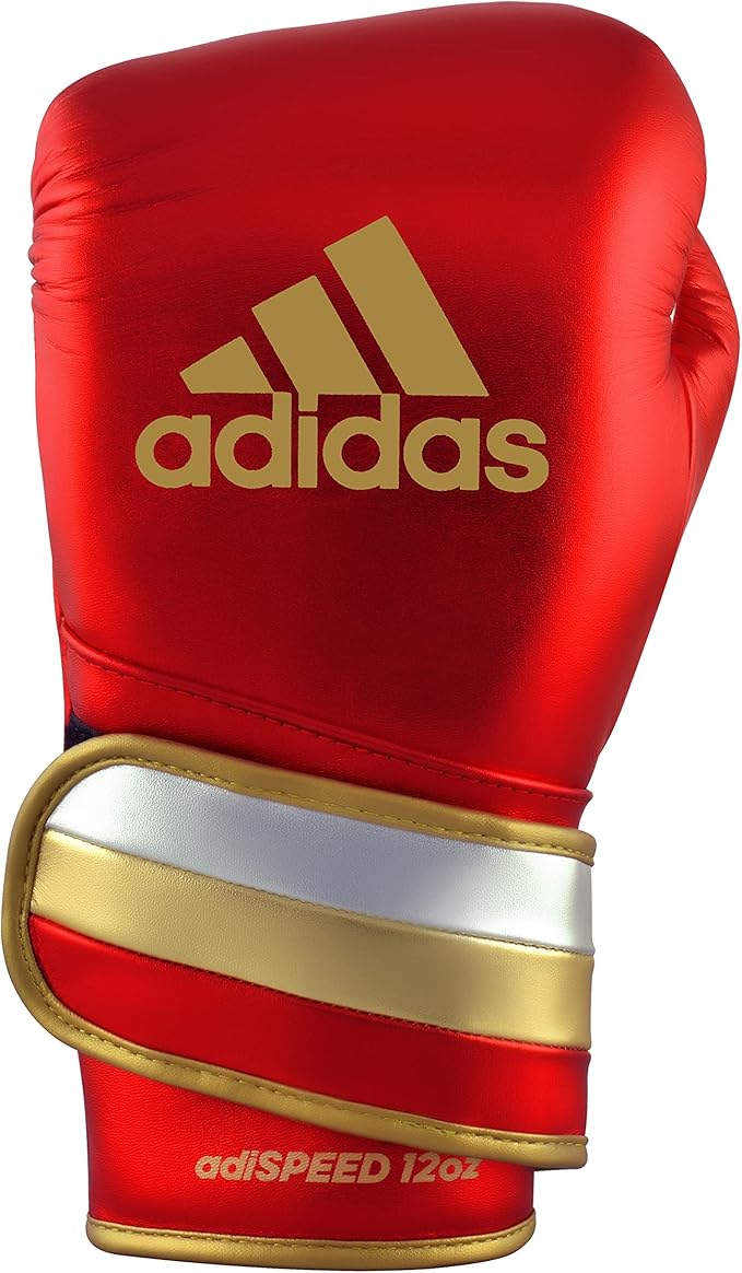 adidas Adi-Speed 501 Pro Kickboxing & Boxing Gloves for Men & Women – Leather Training Gloves for Heavy Bag, Sparring & Fitness