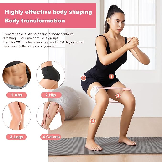 Adjustable Booty Bands-Resistance Bands for Legs Working Out-10/20/30lbs Exercise Workout Band with Carry Bag for Women & Men Physical Therapy, Home Fitness, Strength Training, Yoga