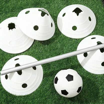 ShinyRelief Jumbo Disc Cones Jumbo Soccer Cones with Mesh Bag Giant Large Agility for Soccer Training Adult Sports