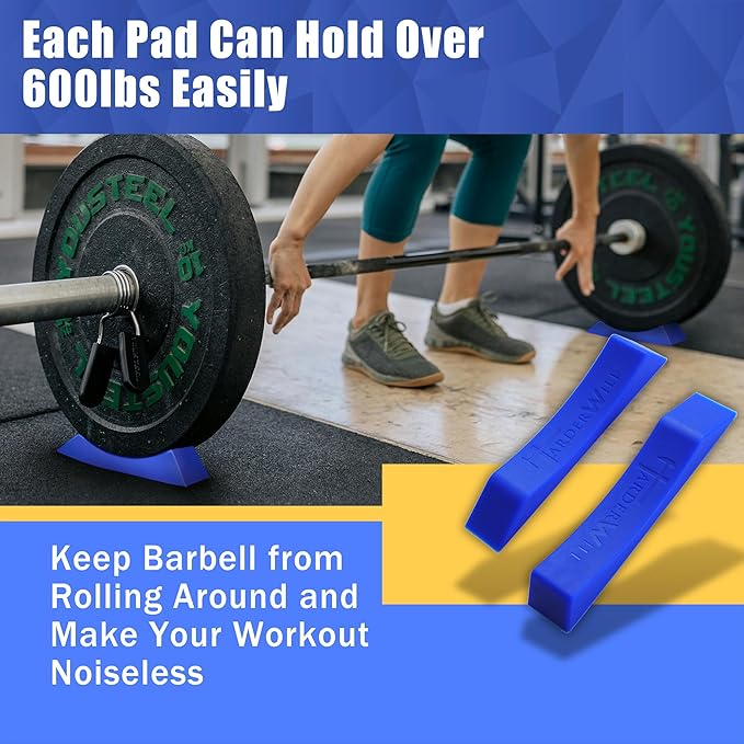 HarderWill Deadlift Jack Alternative (1 Pair) Easy to Load and Unload Weight Plates, Perfect for Deadlift, Crossfit, Powerlifting, Weightlifting, Home Gym for Your Gym Bag
