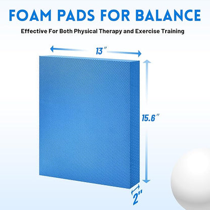 Balance Pad-2 Inch Thick Foam Exercise Pad, Non-Slip,Stability Trainer Pad for Physical Therapy,Yoga