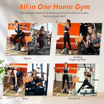 SR3 PRO Smart Home Gym，Portable & Foldable Strength Training Cube Machine for Full Body Workouts，All-in-One Resistance Training Fitness Equipment for Home Use