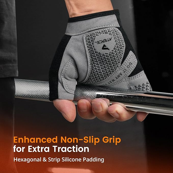 ATERCEL Weight Lifting Gloves Full Palm Protection, Workout Gloves for Gym, Cycling, Exercise, Climbing, Breathable, Super Lightweight for Mens and Women