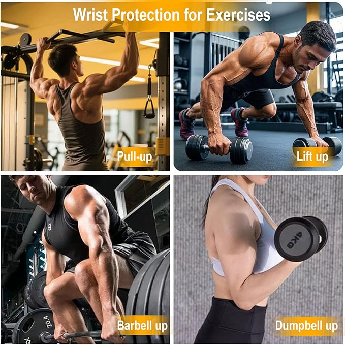 Lifting Hooks for Weight Lifting, 1 Pair 330 LB Weight Lifting Wrist Wraps Heavy Duty Gym Lifting Straps Hook for Barbell, Deadlifts, Pull-Ups, Strength Training, Wrist Protection, for Men & Women