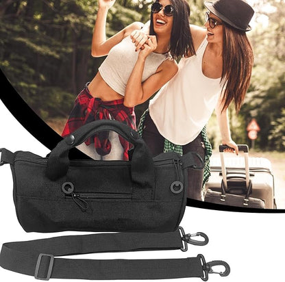 Gym Bag - Barrel Shape Sports Duffel Bag, Adjustable Strap Travel Carrier, Durable Workout Organizer | Versatile For Overnight, Dance, Yoga, Camping, Fitness, Outdoor Activities