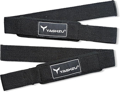 Lifting Straps for Weightlifting, Bodybuilding, Powerlifting, Strength Training, & Deadlifts - Padded Neoprene 21 inch Cotton Lifting Wrist Straps, Gym Wrist Straps for Weight Lifting