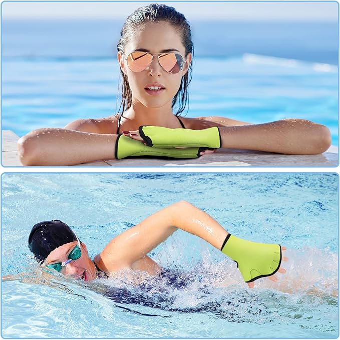 Carperipher Water Aerobics Set for Aquatic Exercise, Pool Fitness Equipment Foam Water Dumbbell Set, New Upgrade Aquatic Dumbbells and Foam Swim Aquatic Cuffs, Water Workout Fitness Tool