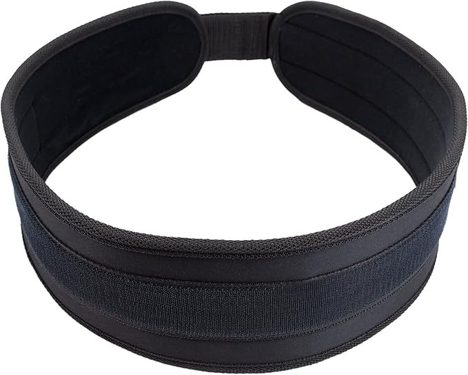 Crown Sporting Goods Neoprene Weight Lifting Belt – Strength Training Fitness Equipment, Great for Squatting, Deadlifts, & Power Lifting with Adjustable Strap