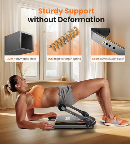 Niceday Ab Workout Equipment, Ab Machine for Stomach Workout, Ab Trainer Machine for Home, Ab Crunch Machine for Home Exercise, Sit Up Machine with 330 LBS Weight Capacity