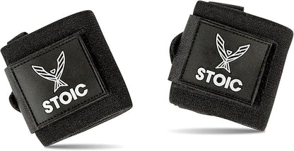 Stoic Wrist Wraps Weightlifting, Powerlifting, Cross Training, Bodybuilding with Thumb Loop. for Gym Workout, Men and Women Weight Lifting and Strength Training