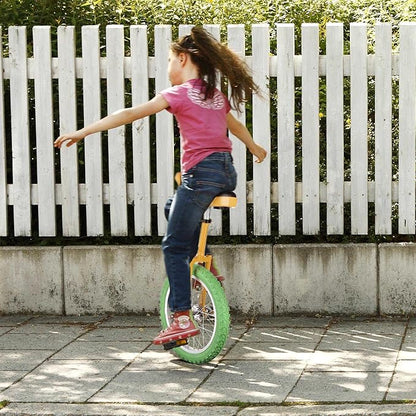 AW 16/18/20/24 Inch Wheel Outdoor Unicycle Adjustable Seat Exercise Bicycle Fit Adults Kids Outdoor Sports Fitness Exercise, for Choice