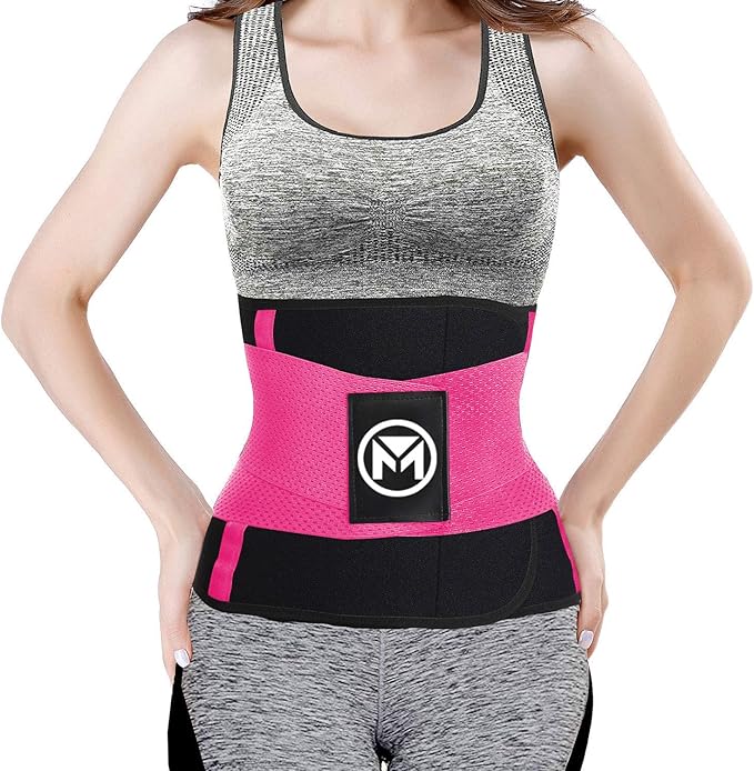 Moolida Waist Trainer Belt for Women or Men Waist Trimmer Workout Fitness Back Support Belts
