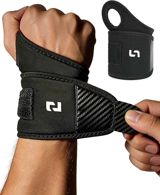 Wrist Brace, 2-Pack Wrist Support Wraps, Weight Lifting Wrist Straps for Fitness Training, Enhanced Wrist Bandages for Carpal Tunnel & Tendonitis Relief, One Size for Men Women