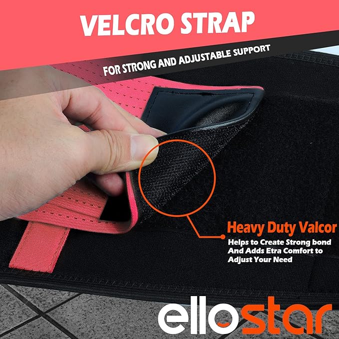 ellostar Women's Waist Trainer: Sweat Band for Belly Fat, Tummy Control, Back Support, Workout Shapewear, Weight Loss Aid