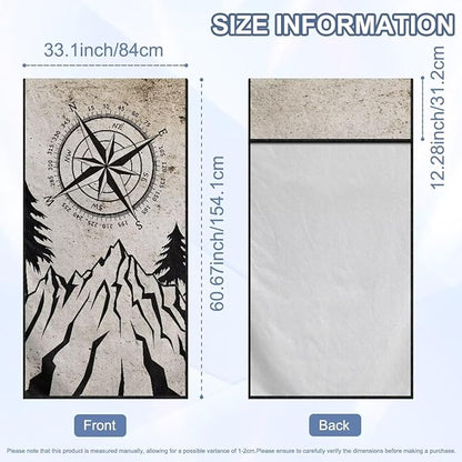 Bulopur Mountain Waterproof Sweat Towel Car Seat Cover Anti-Slip Bucket Seat Protector Universal for Cars SUV Truck Van Sedans Beach Towel Machine Washable