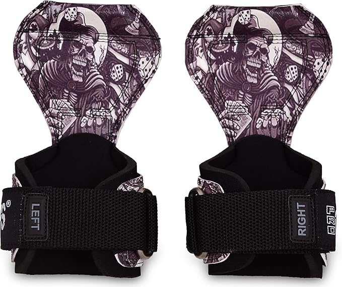 Cobra Grips PRO Weight Lifting Gloves Heavy Duty Straps Alternative with Power Lifting Hooks Padded Wrist Support for Deadlifts & Bodybuilding