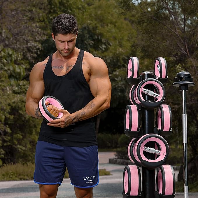 Dumbbell Weight Plates –Dual Purpose Ergonomic Fitness Equipment, Multifunctional Design for Strength Training, Full Body Workouts and Home Gym