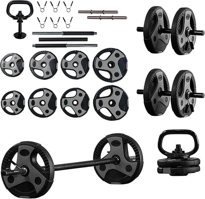 US Weight Weight Set for Home Gym - Barbell, Curl Bar or Multi-Use Options - Various Weight Options