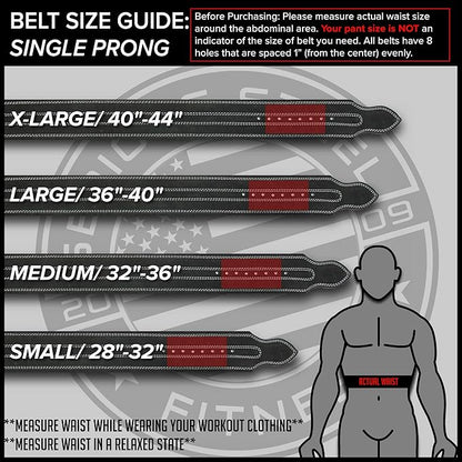 SERIOUS STEEL FITNESS Leather Weight Lifting Belt | Powerlifting, Weightlifting & Exercise Belt | 4" Wide & 10mm Thick