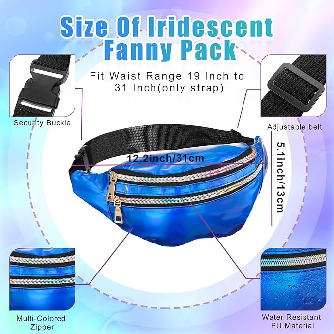 SATINIOR 80s Women Workout Outfit Neon Leg Warmer Headband Wristbands Fanny Pack Set 80s Accessories for Yoga Running