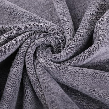 Microfiber Gym Towels Bigger Size Super Soft for Exercise Fitness, Sports, Workout, 380-GSM 15-Inch x 31-Inch Quick-Drying Towels (Pure Teal-Pink-Grey, 3 Pack)