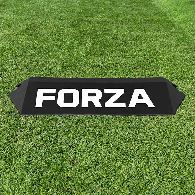 FORZA Goalkeeper Training Deflection Ramp | Durable Rubber Ball Deflector for Soccer- Ideal for GK Reactions, Reflex Training, and Shot Stopping Practice - Two Styles for Varied Training