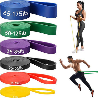 Resistance Bands for Working Out, Workout Bands, Training Bands Set, Pull Up Exercise Bands for Home Workouts, Full Body Training, Physical Therapy.
