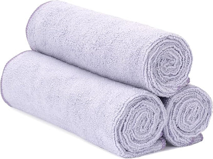 S&T INC. Microfiber Gym Towels, Yoga Towel for Home and Gym Bag, 16 Inch x 27 Inch, 3 Pack
