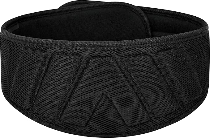 RDX Weight Lifting Belt, Curved Padded Back Lumbar Support, Fitness, Core Exercise Workout Bodybuilding Powerlifting Deadlifts Squats, Ladies Gents Men Women Home Gym Equipment