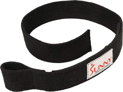 Sunny Health & Fitness Lifting Straps with Neoprene Padding, 2000lb Weight Capacity Heavy Duty Workout Wrist Straps for Weightlifting and Cross Training (Pair), Black