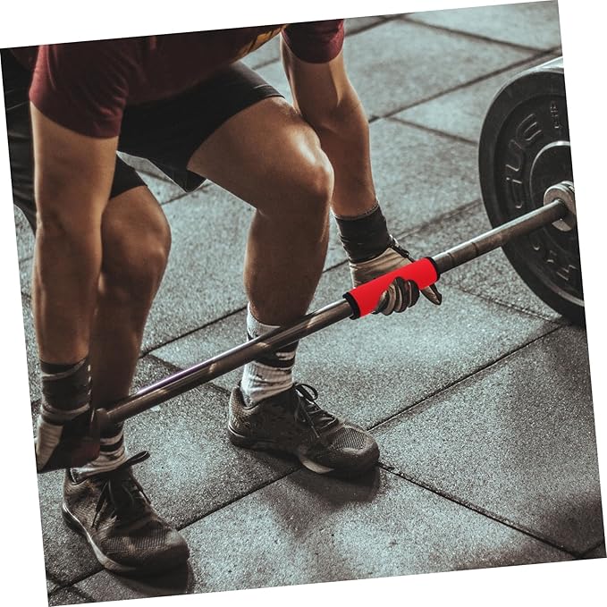 2Pcs Detachable Skid Polyester Bars Cover for Hip Thrusts Soft Comfortable Padding for Power Lifting Strength Training Equipment Portable Sports Accessory for Indoor Pull Up Bars