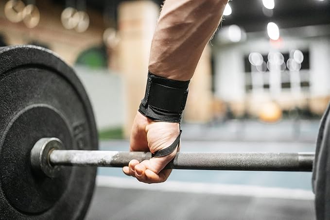 WARM BODY COLD MIND - Premium Cotton Weight Lifting Wrist Wraps for Cross Training, Powerlifting, Deadlift, Weightlifting, Gym, Wrist Straps, Workout, Fitness, Heavy-Duty Support with Thumb Loop