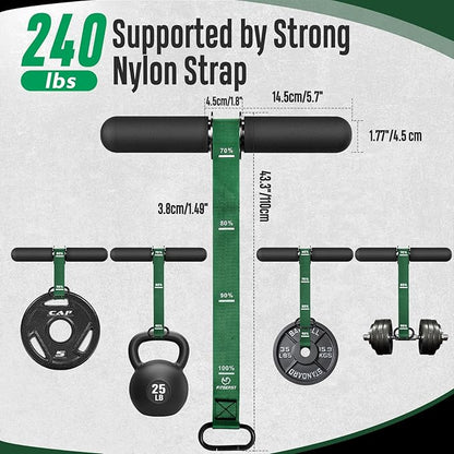 FitBeast Forearm Strengthener & Forearm Exerciser, Wrist Roller with Thicker Handle, Forearm Strength Trainer with Adjustable Strap - Ideal for Grip Strength, Muscle Building, Rehabilitation