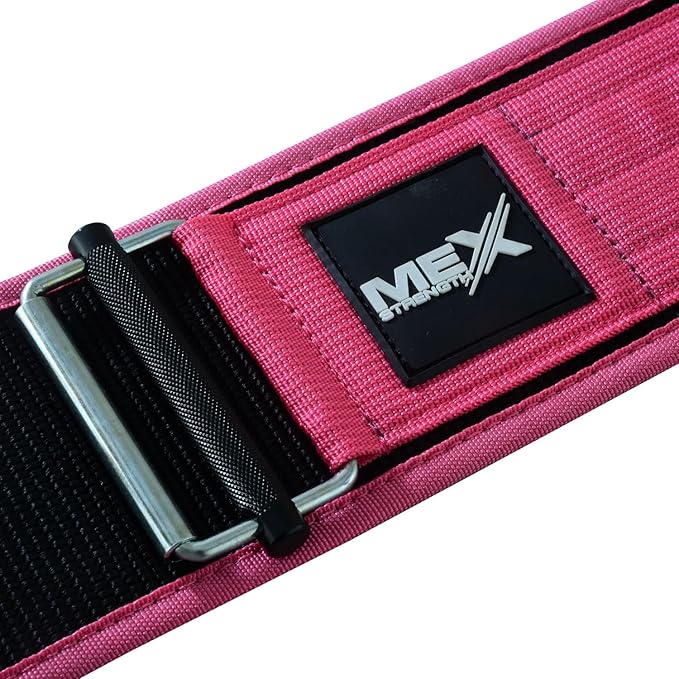 Self Locking Neoprene Gym Weight Lifting Belts for Men Women, Lumbar Support Stability, Adjustable Design, Fit Straps, Deadlifts, Training, Bodybuilding