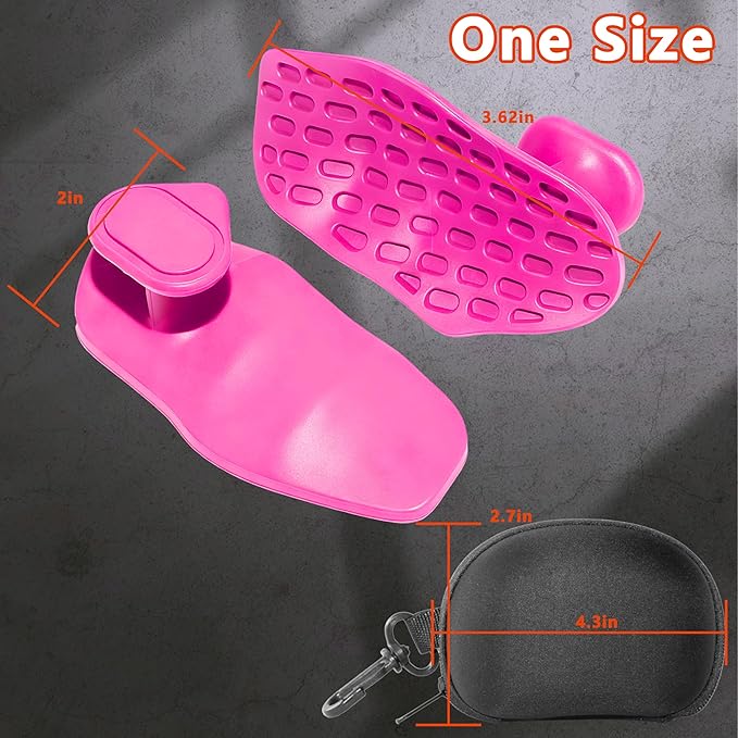 Silicone Gym Grips for Weight Lifting,Workout Gloves for Women Men Alternative,Anti Slip Gym Workout Grip,Rubber Gym Hand Grips-Weightlifting Grips Pad for Barbell,Pull Up,Ryptfit,Training