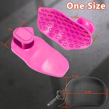 Silicone Gym Grips for Weight Lifting,Workout Gloves for Women Men Alternative,Anti Slip Gym Workout Grip,Rubber Gym Hand Grips-Weightlifting Grips Pad for Barbell,Pull Up,Ryptfit,Training