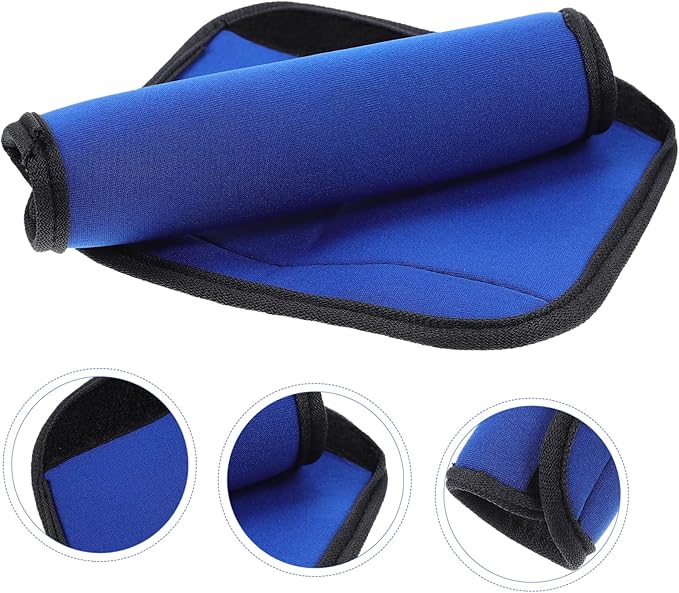 2Pcs Barbell Pad Cover Polyester Anti-slip Protector for Horizontal Bar Weight Lifting Accessories Lightweight Portable Gym Equipment for Hip Thrusts and Squats