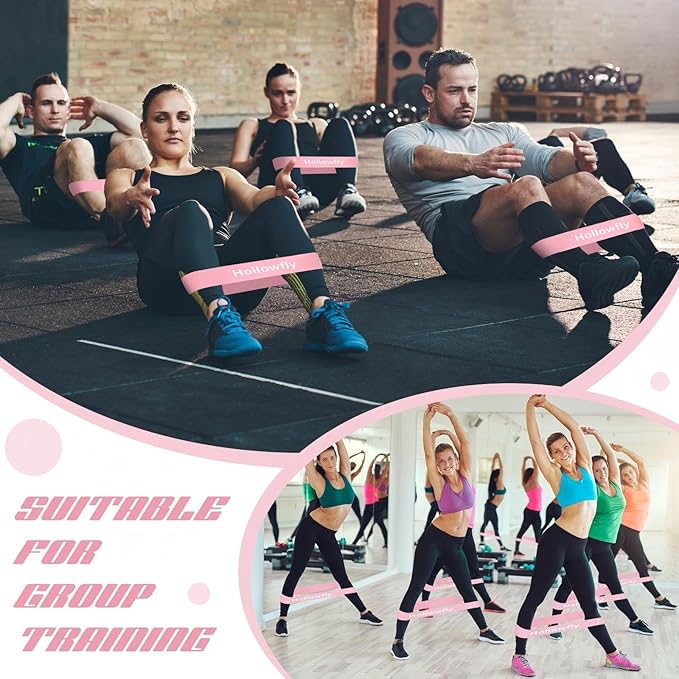 30 Pcs Latex Resistance Loop Exercise Bands for Booty Workout Stretch Exercise Band Non Slip for Legs Squat Resistance Loop Women Men Starter Butt Hip Thigh Fitness